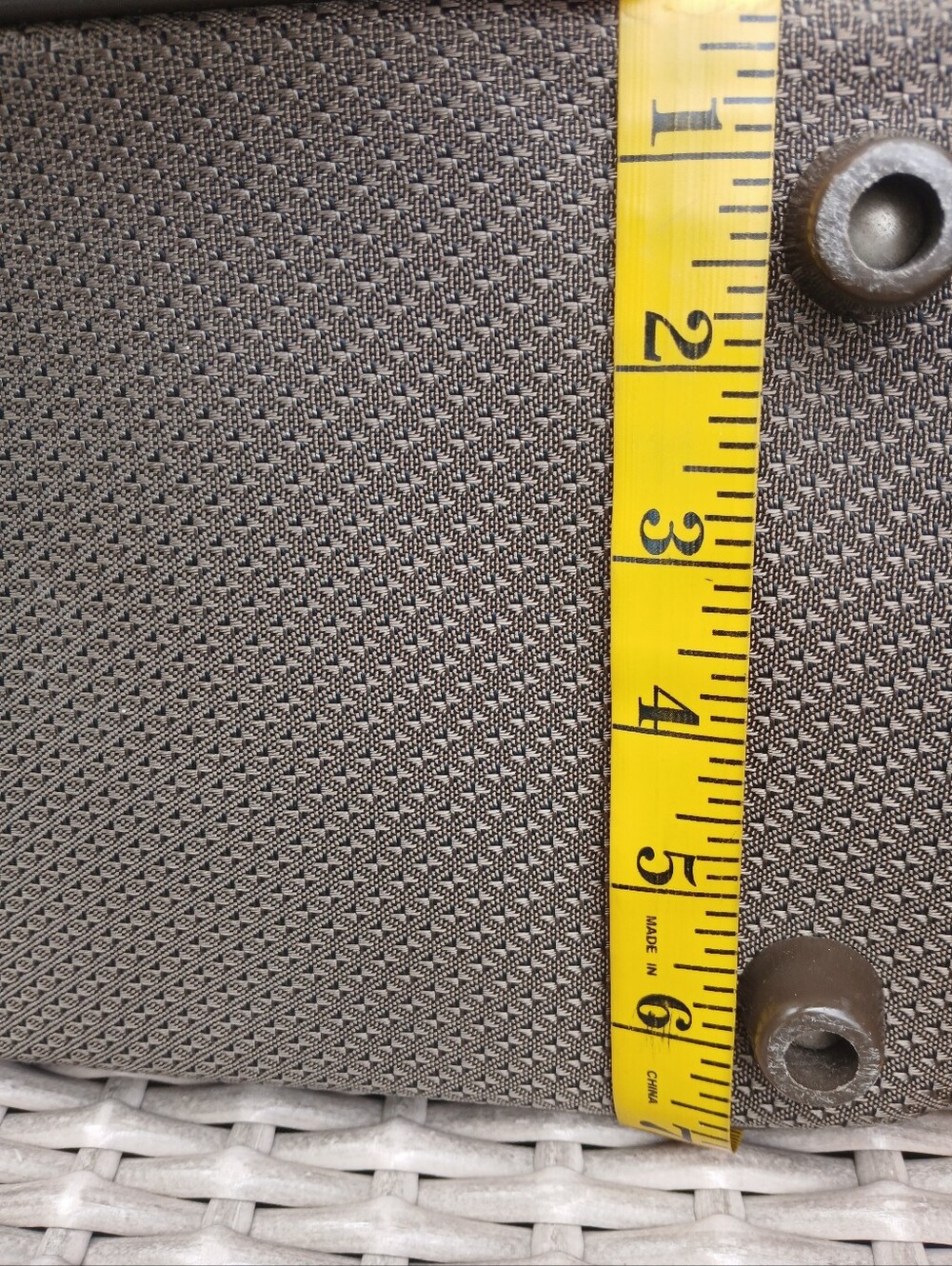 Samsonite Taupe-Brown Structured Textured Bag - Picture 7 of 15